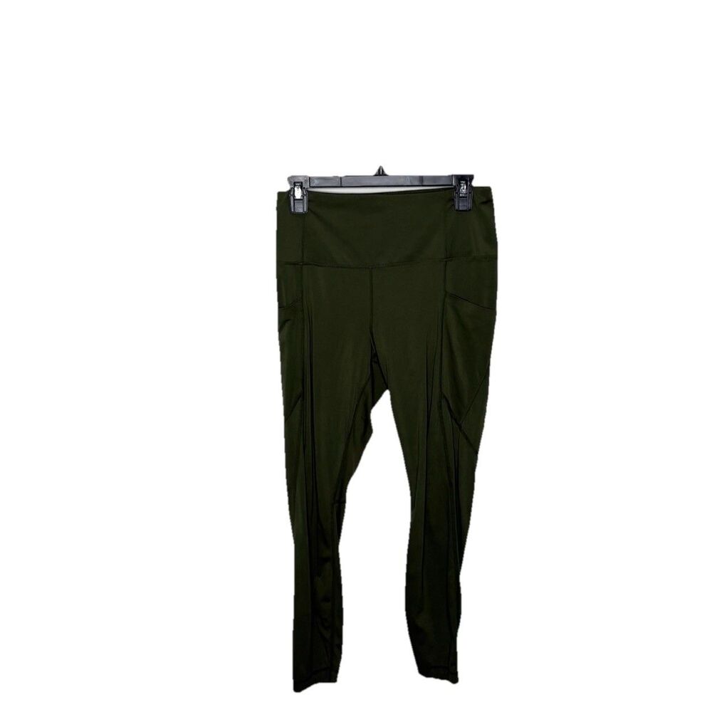 Member’s Mark Olive Green Everyday High-Rise Ankle Legging Size Large Women’s